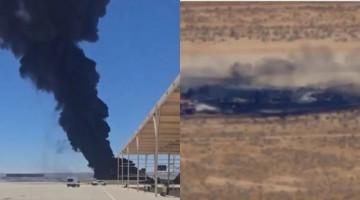 8 crew members dead after US B-52 bomber crashes at California base -  VIDEO 