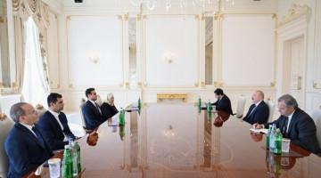   Prezident İlham Əliyev ABŞ Konqresinin Nümayəndələr Palatasının üzvünü qəbul edib  