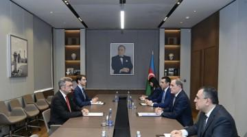 Ceyhun Bayramov Almaniya səfirini diplomatik fəaliyyətinin başa çatması ilə əlaqədar qəbul edib