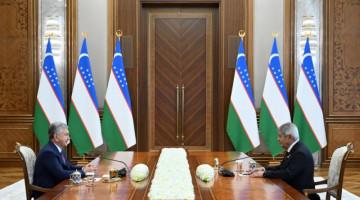 Şavkat Mirziyoyev Azərbaycan səfirini qəbul edib