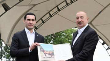   Türkmənistan Prezidentinə Qarabağ atı hədiyyə edilib  