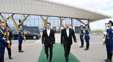 Türkmənistan Prezidenti Sərdar Berdiməhəmmədovun Azərbaycana dövlət səfəri başa çatıb