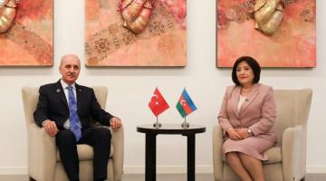 Milli Məclis və TBMM sədrlərinin görüşündə strateji müttəfiqlik münasibətləri müzakirə olunub