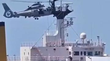 France intercepts Russia-linked tanker off Sicily coast -  VIDEO 