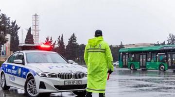 Yağışlı hava ilə əlaqədar DYP-dən sürücülərə xəbərdarlıq