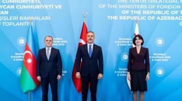   Istanbul hosts trilateral meeting of Azerbaijani, Turkish, Georgian FMs  