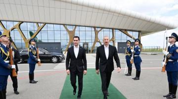 Turkmen president concludes state visit to Azerbaijan