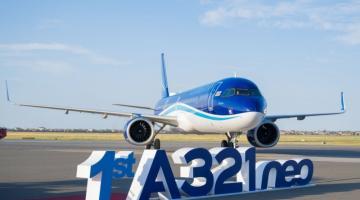 Azerbaijan Airlines expands fleet with addition of its first next- generation Airbus A321neo
