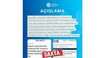 MEDİA Azərbaycanla bağlı dezinformasiya iddialarına dair açıqlama yayıb