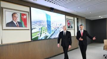   President Ilham Aliyev attends opening of new building of Central Bank  
