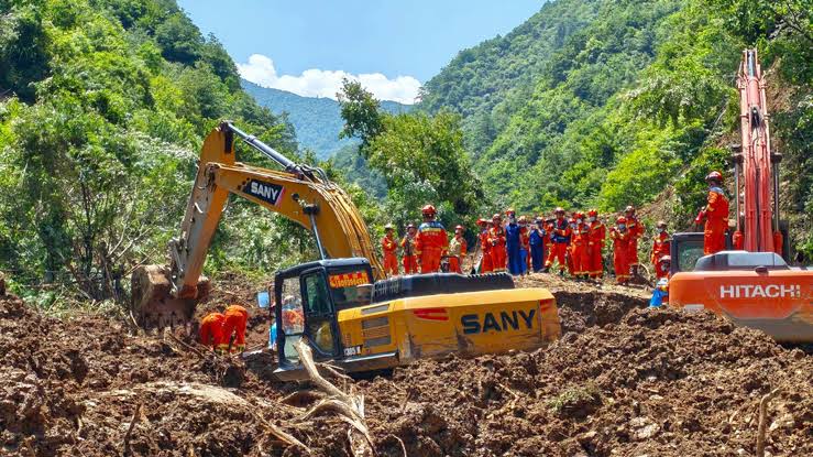 At least 21 dead as landslides hit northwestern China