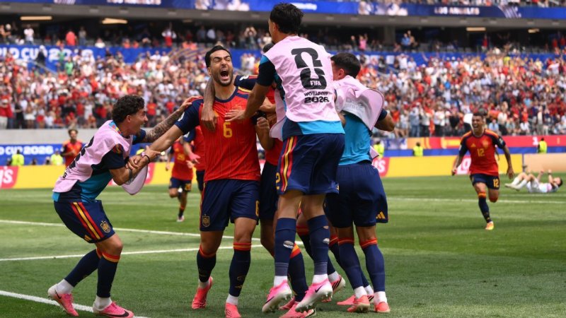 World Cup: Spain overcome Belgium to set up France semifinal