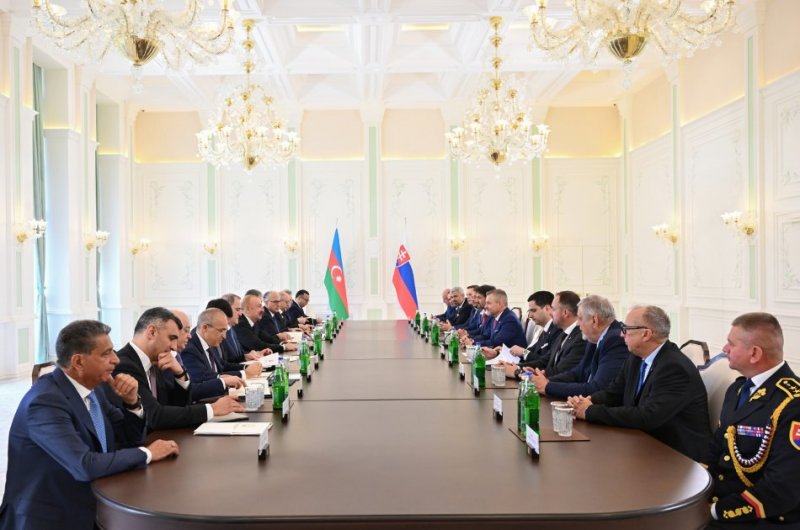  Prezident İlham Əliyevin Şuşada Slovakiya Prezidenti ilə geniş tərkibdə görüşü olub -   YENİLƏNİB  