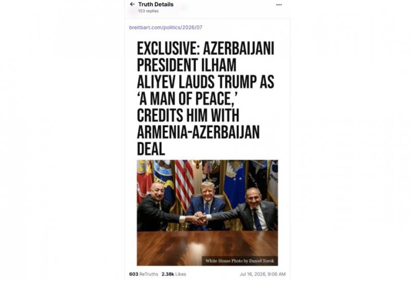 2026/07/1784211026.webp + Donald Tramp Azərbaycan Prezidentinin fikirlərinin yer aldığı məqaləni paylaşıb News about - Donald Tramp Azərbaycan Prezidentinin fikirlərinin yer aldığı məqaləni paylaşıb