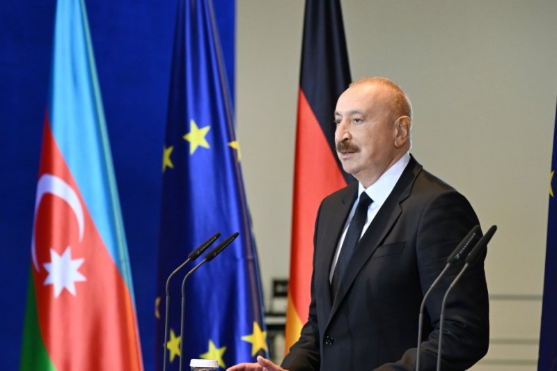 Prezident: Bağlantılar və tranzit imkanları ilə bağlı Almaniya–Azərbaycan əməkdaşlığının çox böyük əhəmiyyəti var