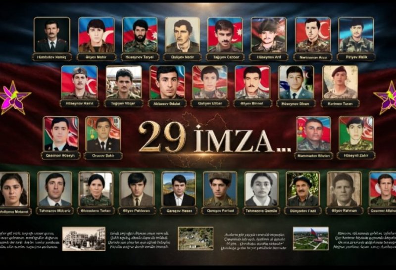 Nizami Kino Mərkəzində “29 imza…” sənədli filminin təqdimatı keçiriləcək