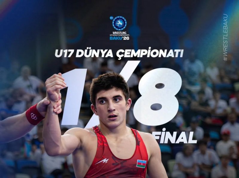 Elmir Çərkəzov dünya çempionatına qələbə ilə başlayıb