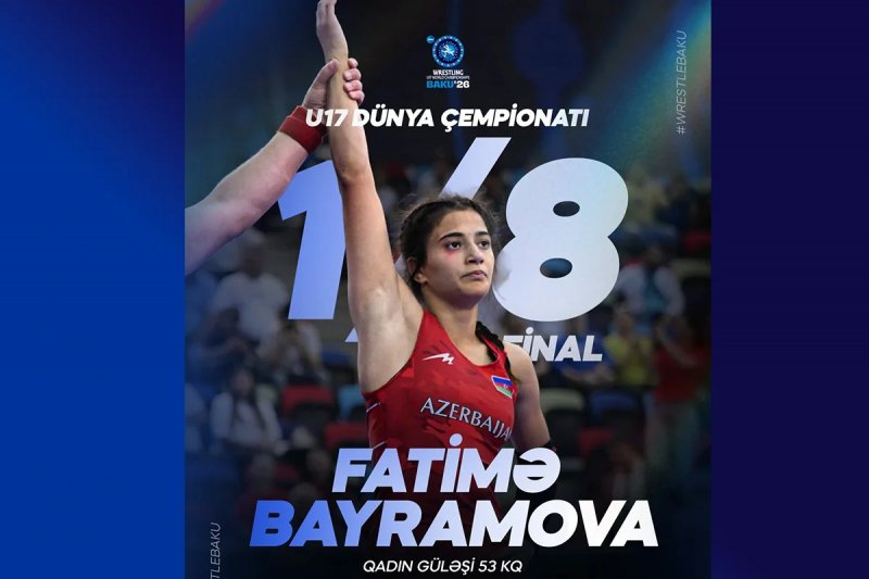 U-17 dünya çempionatı: Fatimə Bayramova ilk görüşündə qalib gəlib