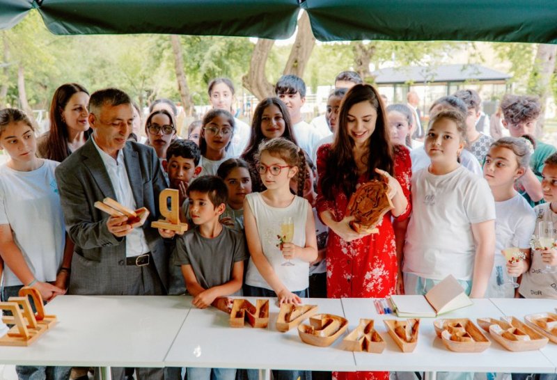 Leyla Aliyeva attends opening of individual exhibition and tree-planting campaign in Gabala -  PHOTOS 
