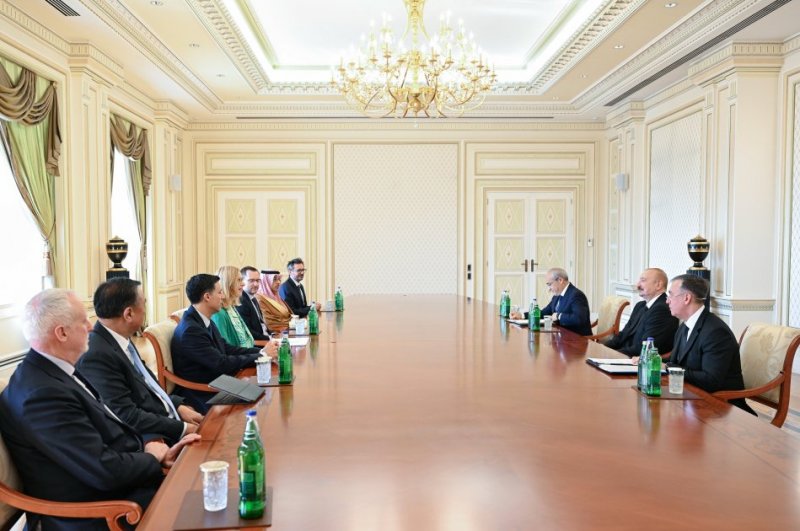   President Ilham Aliyev receives heads of several international organizations  