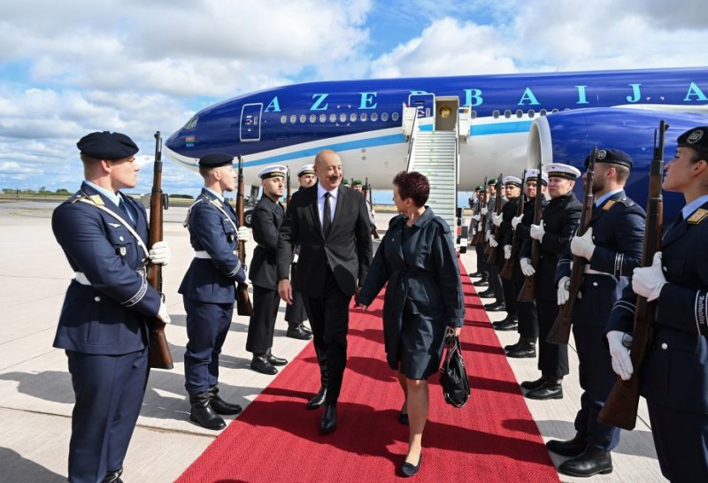   President Ilham Aliyev arrives in Germany for official visit  