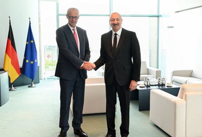   President Ilham Aliyev holds one-on-one meeting with German Chancellor Merz  