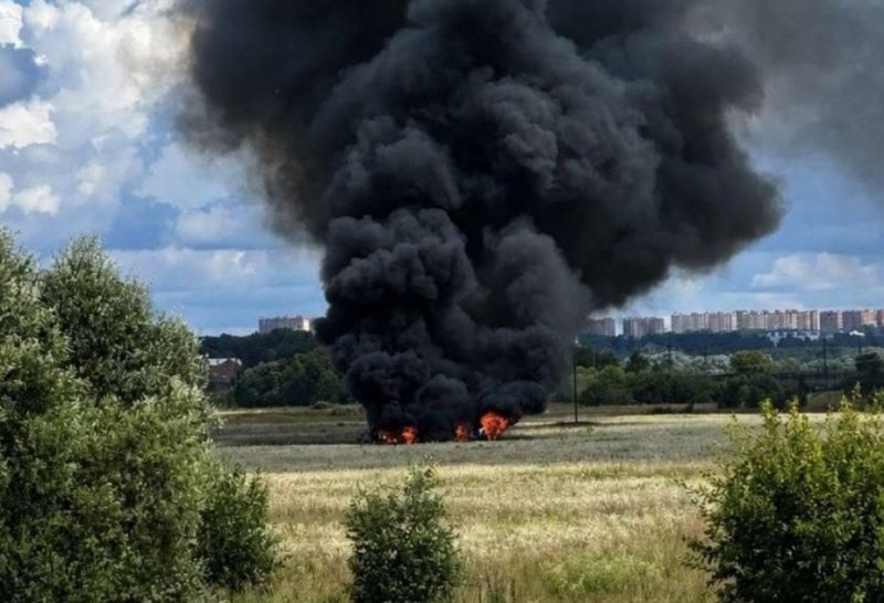 Combat trainer aircraft crashes in Moscow Region