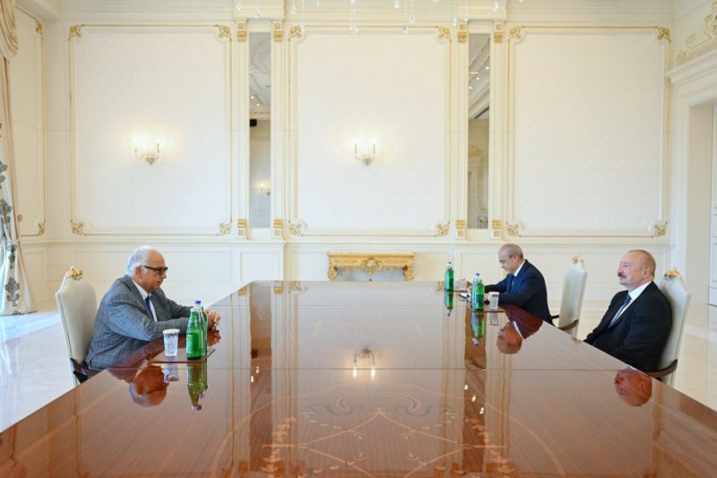   President Ilham Aliyev receives United World Wrestling president  