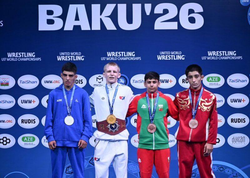 Azerbaijani Greco-Roman wrestlers shine at U17 World Wrestling Championships with six medals