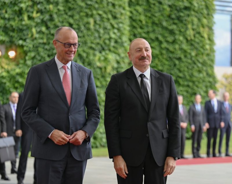 News about -   President Ilham Aliyev welcomed in Berlin with official ceremony  