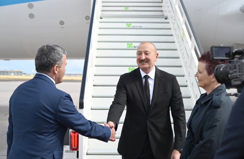 News about -   President Ilham Aliyev arrives in Germany for official visit  