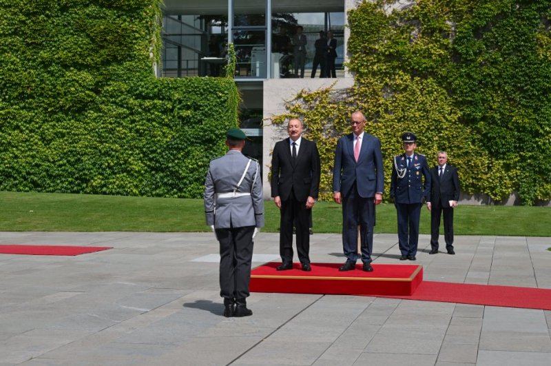 News about -   President Ilham Aliyev welcomed in Berlin with official ceremony  
