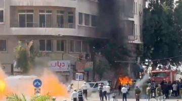 Dəməşqdə Makronun qaldığı hotelin yaxınlığında iki partlayış baş verib