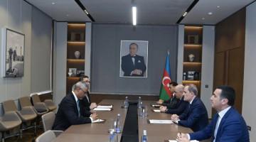 Xarici işlər naziri Ceyhun Bayramov Ümumdünya Gömrük Təşkilatının baş katibi ilə görüş keçirib