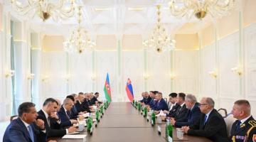  Prezident İlham Əliyevin Şuşada Slovakiya Prezidenti ilə geniş tərkibdə görüşü olub -   YENİLƏNİB  