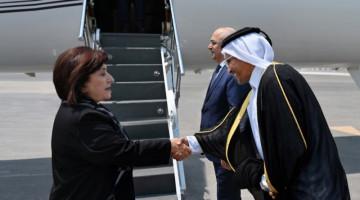 Sahibə Qafarova Qətərə səfər edib