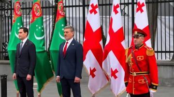 Türkmənistan prezidenti Gürcüstanda rəsmi səfərdədir