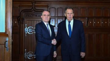 Azerbaijani, Russian foreign ministers hold talks in Moscow