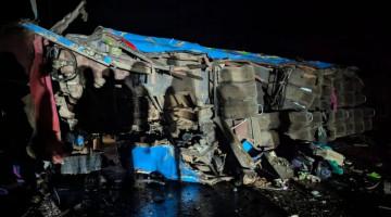 At least 21 killed in Uganda school bus crash