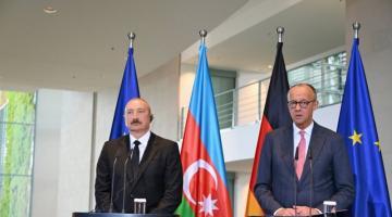 Prezident İlham Əliyev və Federal Kansler Fridrix Merts mətbuata bəyanatlarla çıxış ediblər -   YENİLƏNİB  