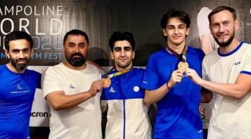 Azerbaijani gymnasts shine at Trampoline World Cup in Portugal