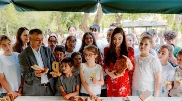 Leyla Aliyeva attends opening of individual exhibition and tree-planting campaign in Gabala -  PHOTOS 