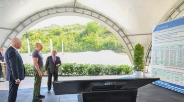 Azerbaijan's president inaugurates hydroelectric power stations in Lachin