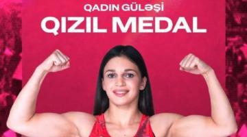Azerbaijani female wrestler becomes three-time European champion