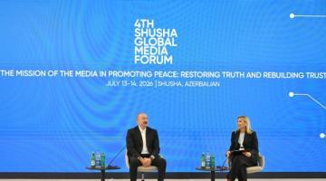   President Ilham Aliyev attends opening of 4th Shusha Global Media Forum  
