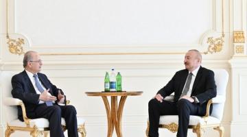   Prezident İlham Əliyev Fələstinin Baş nazirini qəbul edib  