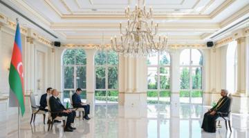 President Ilham Aliyev receives incoming Omani ambassador