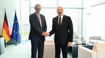   President Ilham Aliyev holds one-on-one meeting with German Chancellor Merz  