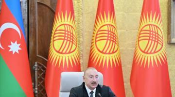Prezident İlham Əliyev Qarabağın bərpasında köməyə görə Qırğızıstana təşəkkür edib