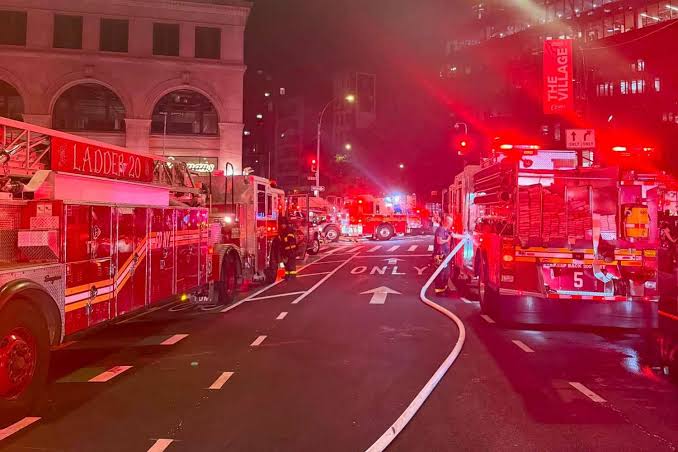 At least 14 injured in New York subway fire
